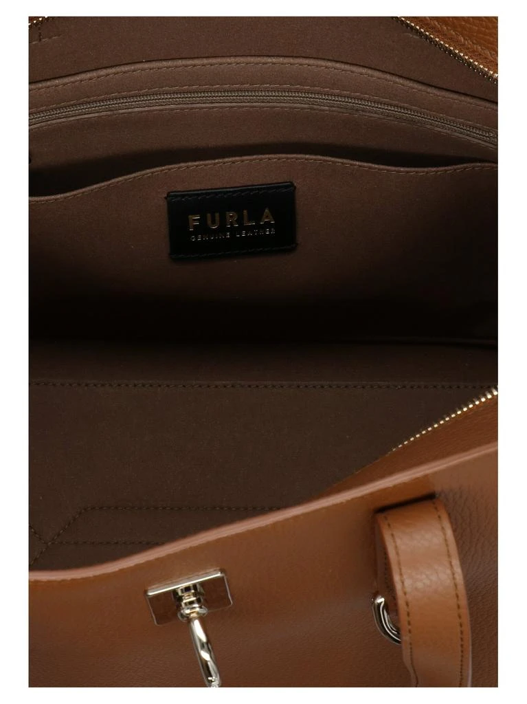 商品Furla|Furla Net Logo Detailed Tote Bag,价格¥2104,第4张图片详细描述