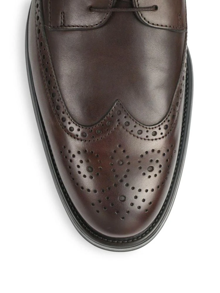 商品Tod's|Leather Wingtip Derby Shoes,价格¥3935,第3张图片详细描述