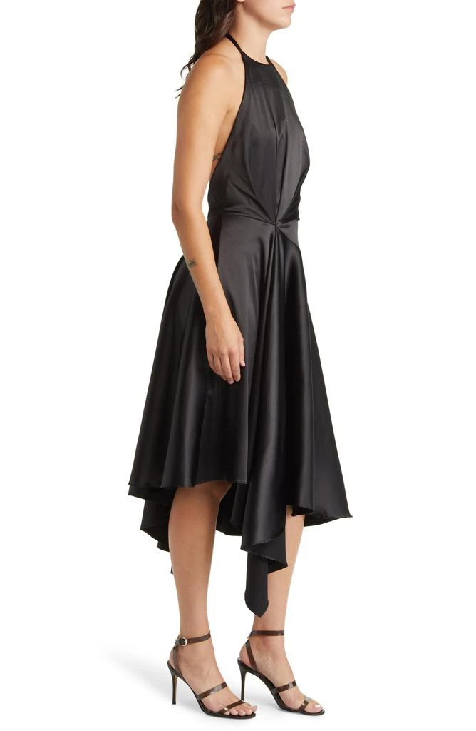 商品Badgley Mischka|Halter Midi Dress,价格¥525,第3张图片详细描述