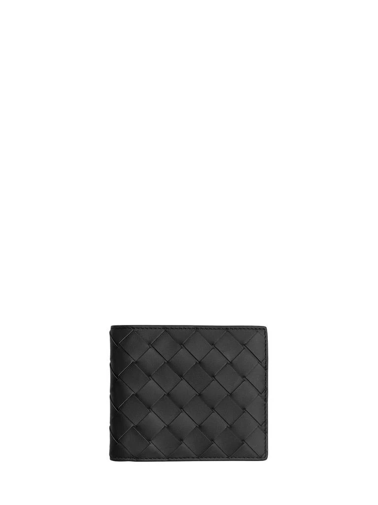 商品Bottega Veneta|Bi-fold black wallet,价格¥2995,第1张图片