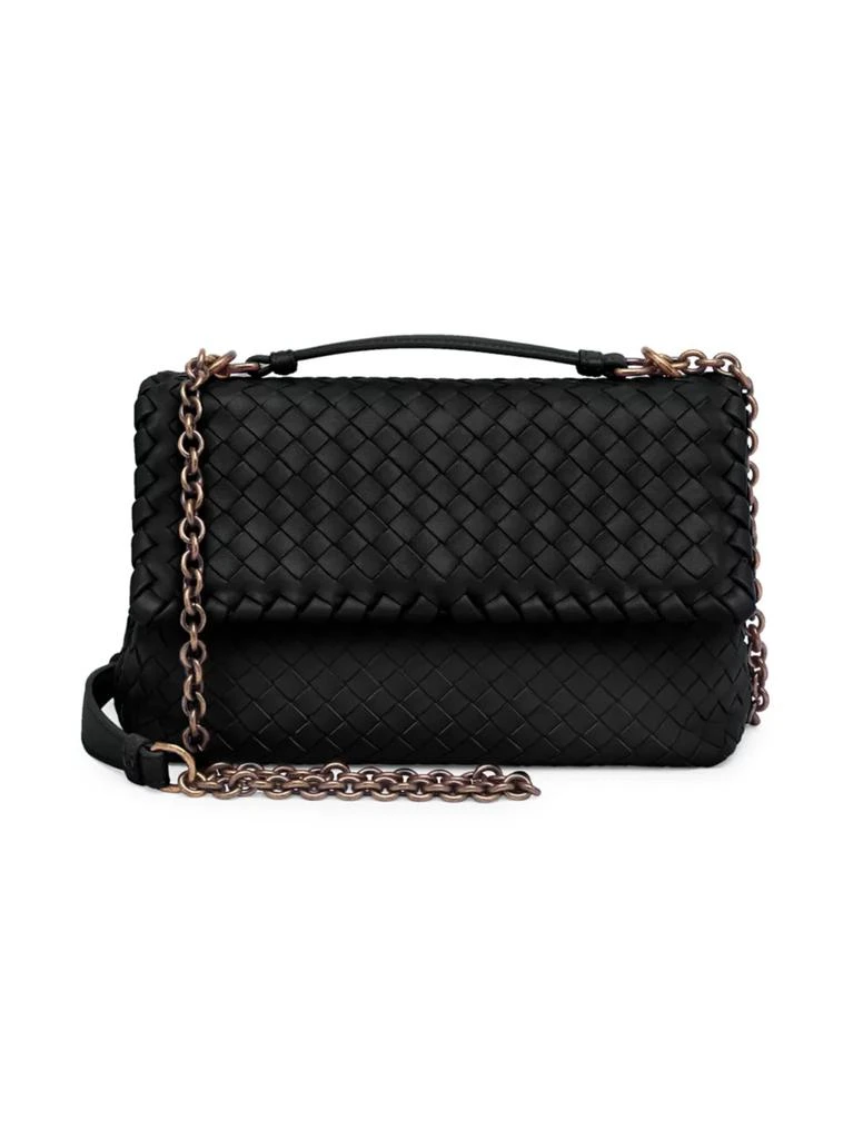 商品Bottega Veneta|Baby Olimpia Leather Shoulder Bag,价格¥13114,第1张图片