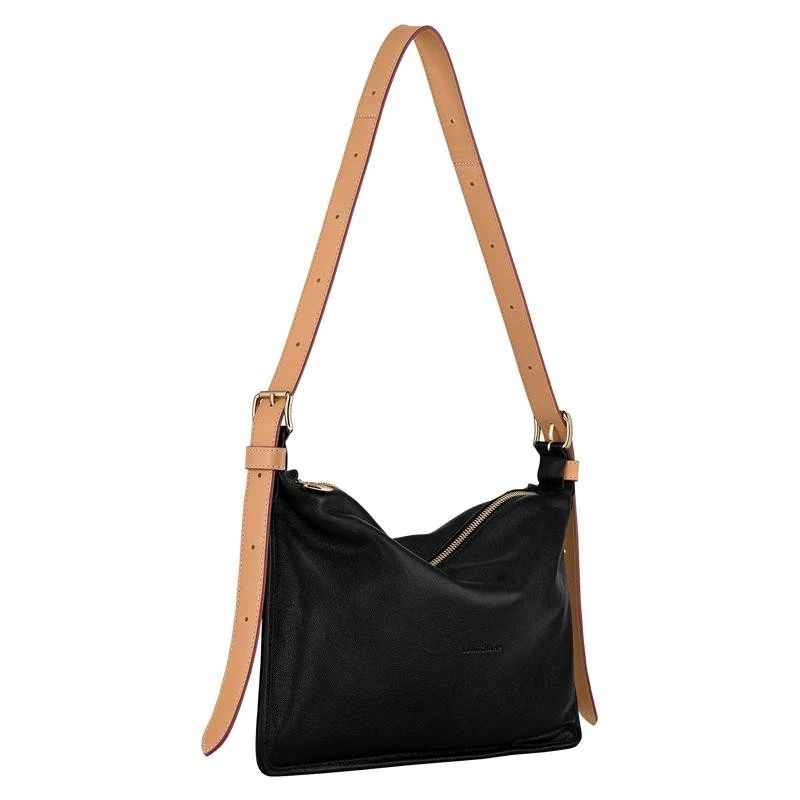商品Longchamp|【预售3-7天】Longchamp/珑骧 女士黑色皮革单肩包,价格¥4476,第5张图片详细描述