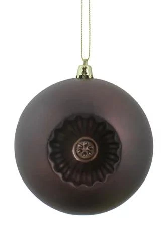 商品DAK|6 Count Brown Shatterproof Matte 4 Christmas Ball Ornaments,价格¥476,第1张图片