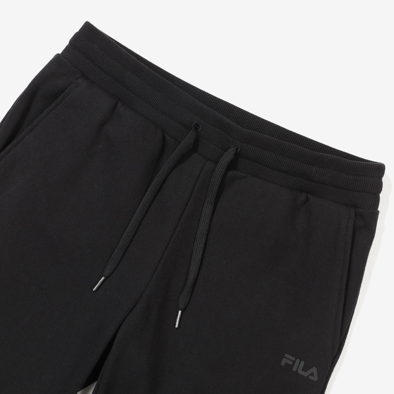 【享贝家】FILA男款Linear Logo 长裤休闲运动裤FS2FPE1102X-BLK（特价活动款）商品第3张图片规格展示