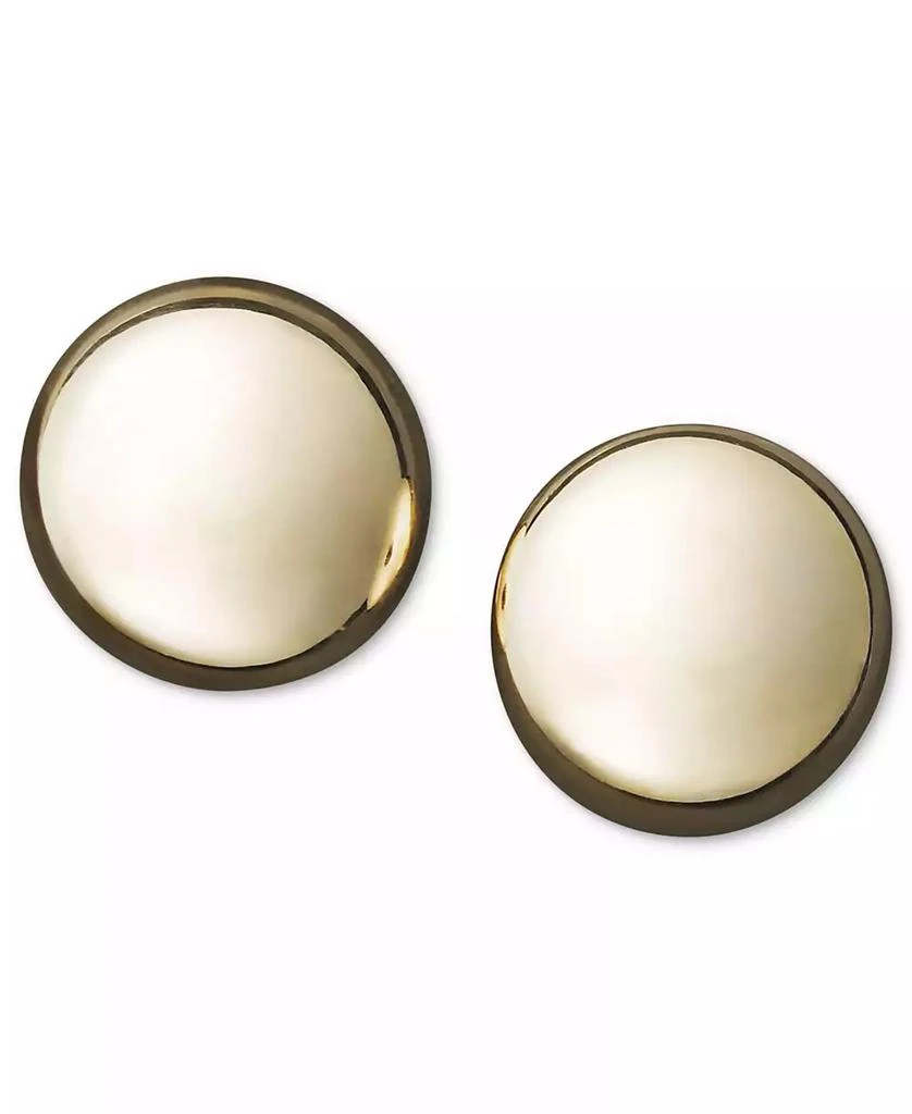 商品Macy's|Flat Ball Stud Earrings (7mm) in 14k Yellow or White Gold,价格¥4059,第1张图片