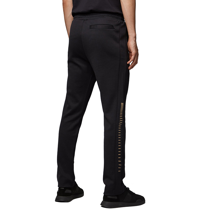 Hugo Boss 雨果博斯 黑色棉男士运动裤 Hadim-Win-50418952-006商品第3张图片规格展示