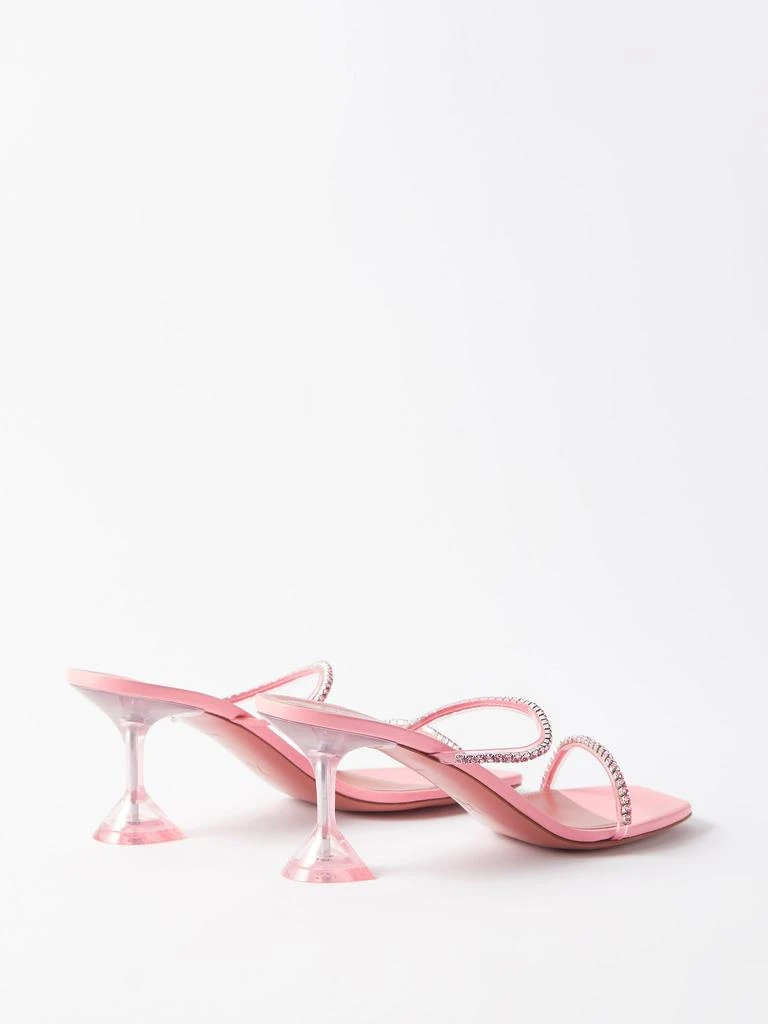 商品Amina Muaddi|Gilda 70 crystal-embellished PVC sandals,价格¥5563,第4张图片详细描述