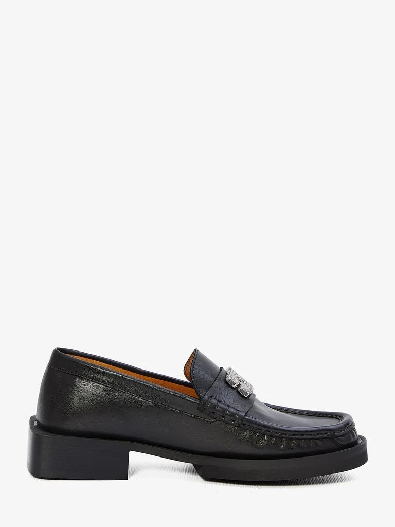 商品Ganni|Black leather loafers,价格¥1748,第3张图片详细描述
