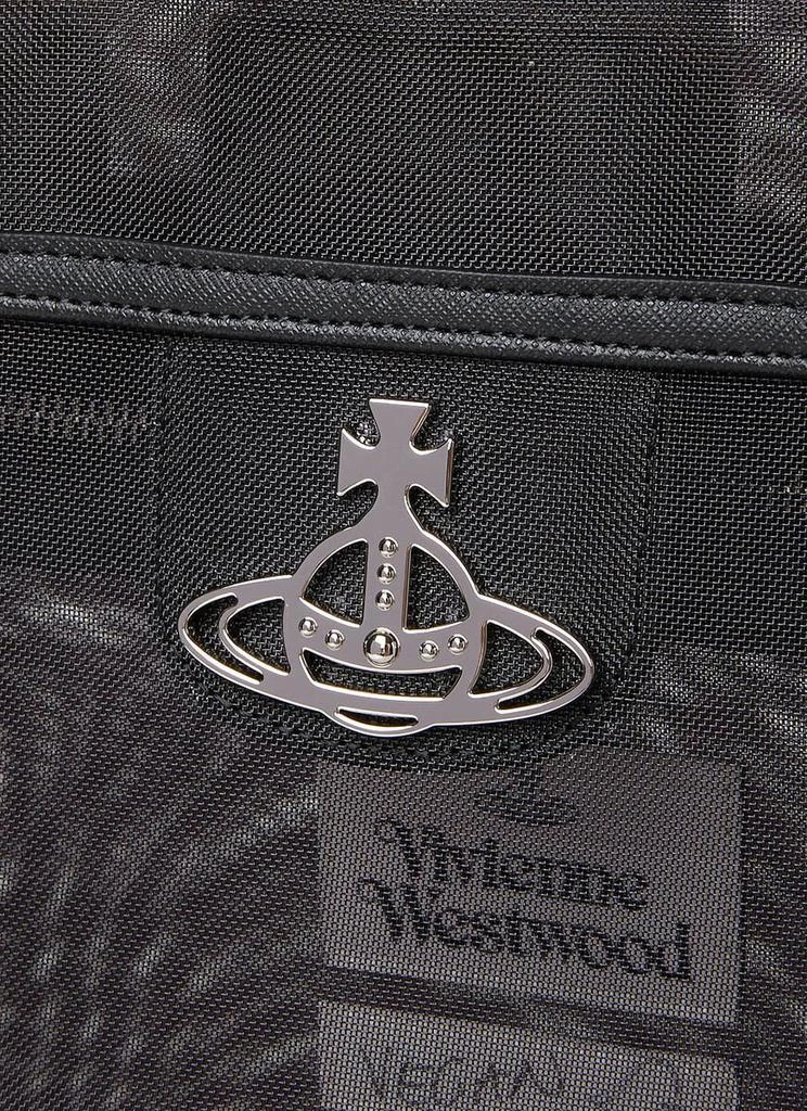 商品Vivienne Westwood|Vivienne Westwood Squire Orb Plaque Mesh Tote Bag,价格¥1651,第4张图片详细描述