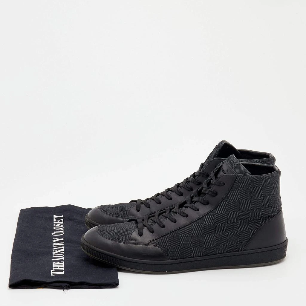Louis Vuitton Damier Graphite Nylon And Leather Offshore High Top Sneakers Size 44 商品