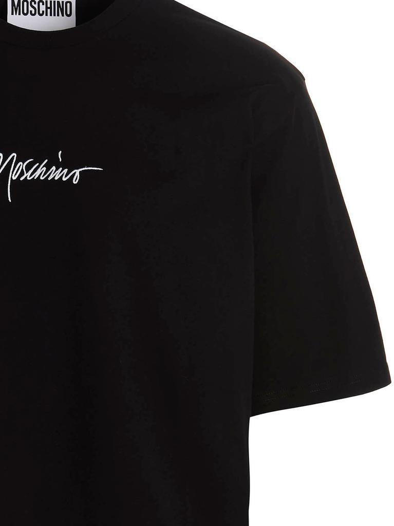 商品Moschino|Logo embroidery T-shirt,价格¥1287,第4张图片详细描述