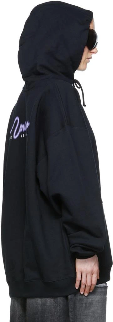 商品Vetements|黑色棉质连帽衫,价格¥3876,第3张图片详细描述