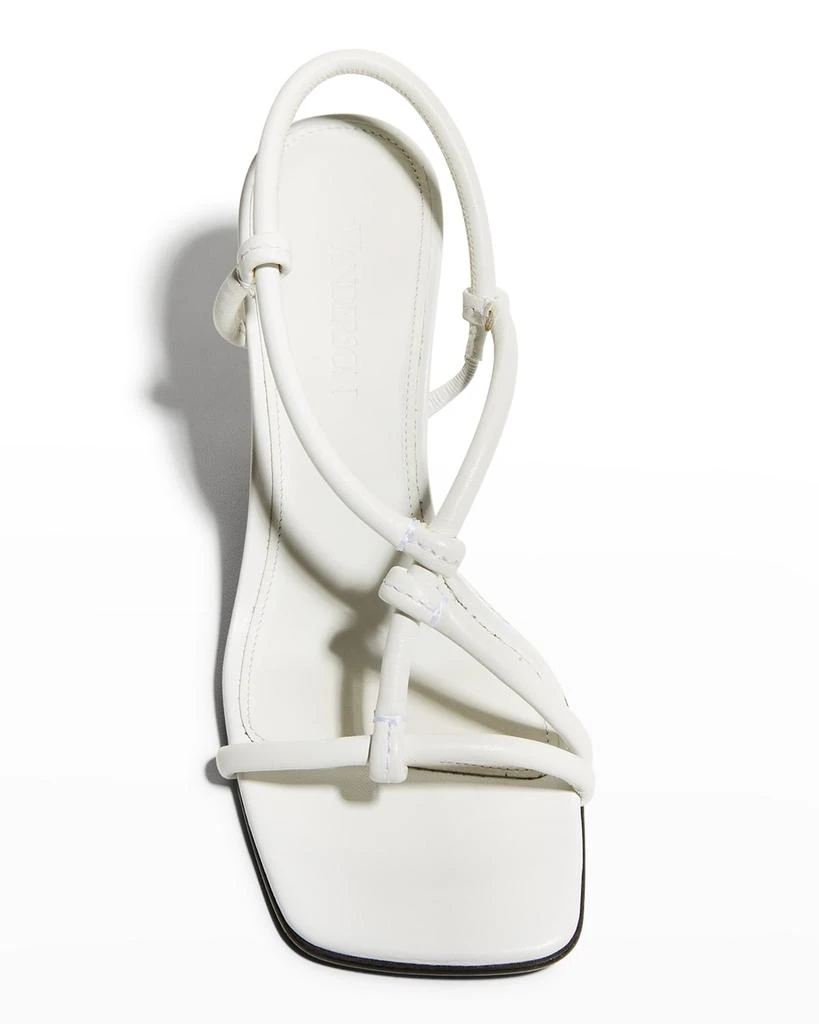 商品JW Anderson|Strappy Leather Chain-Heel Sandals,价格¥3124,第5张图片详细描述