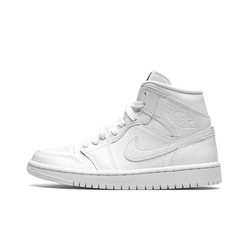 Air Jordan 1 Mid White Snakeskin (W)商品第1张图片规格展示