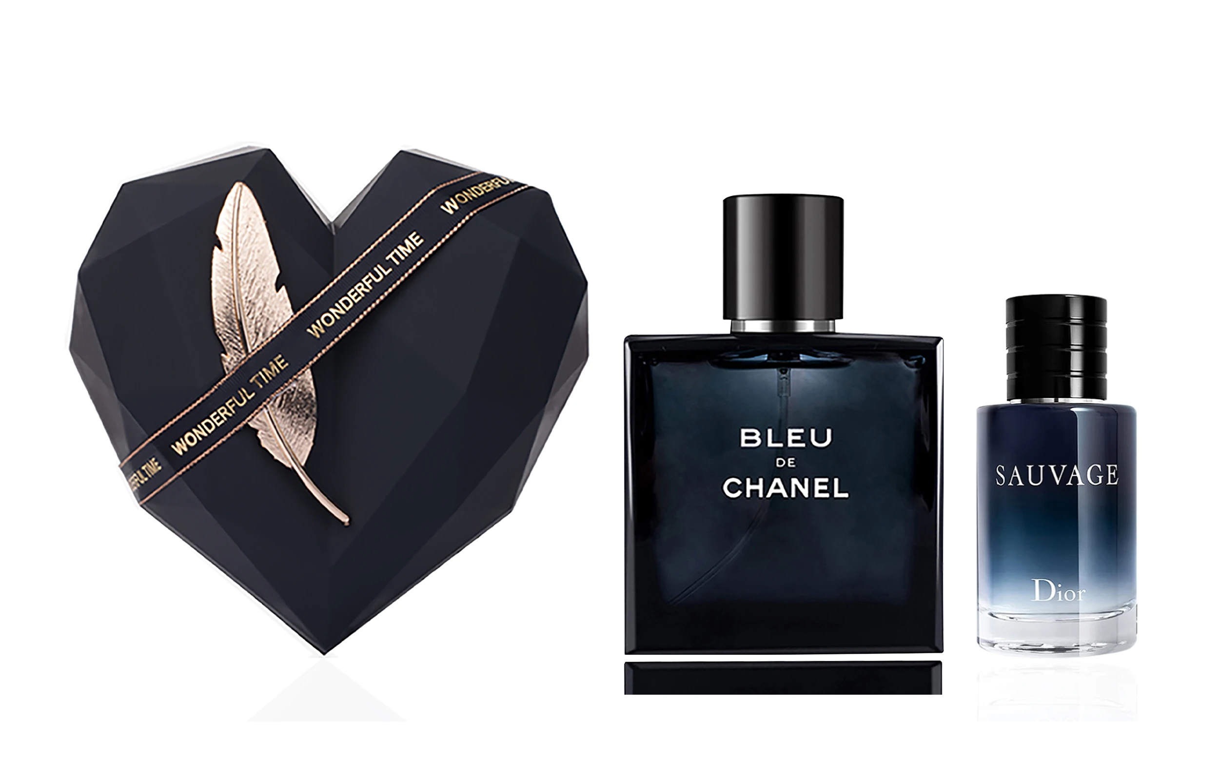 商品[国内直发] Chanel|香奈儿蔚蓝 迪奥旷野 男士香水黑曜礼盒 馥奇香调 木质香调 淡香水EDT,价格¥1174,第3张图片详细描述