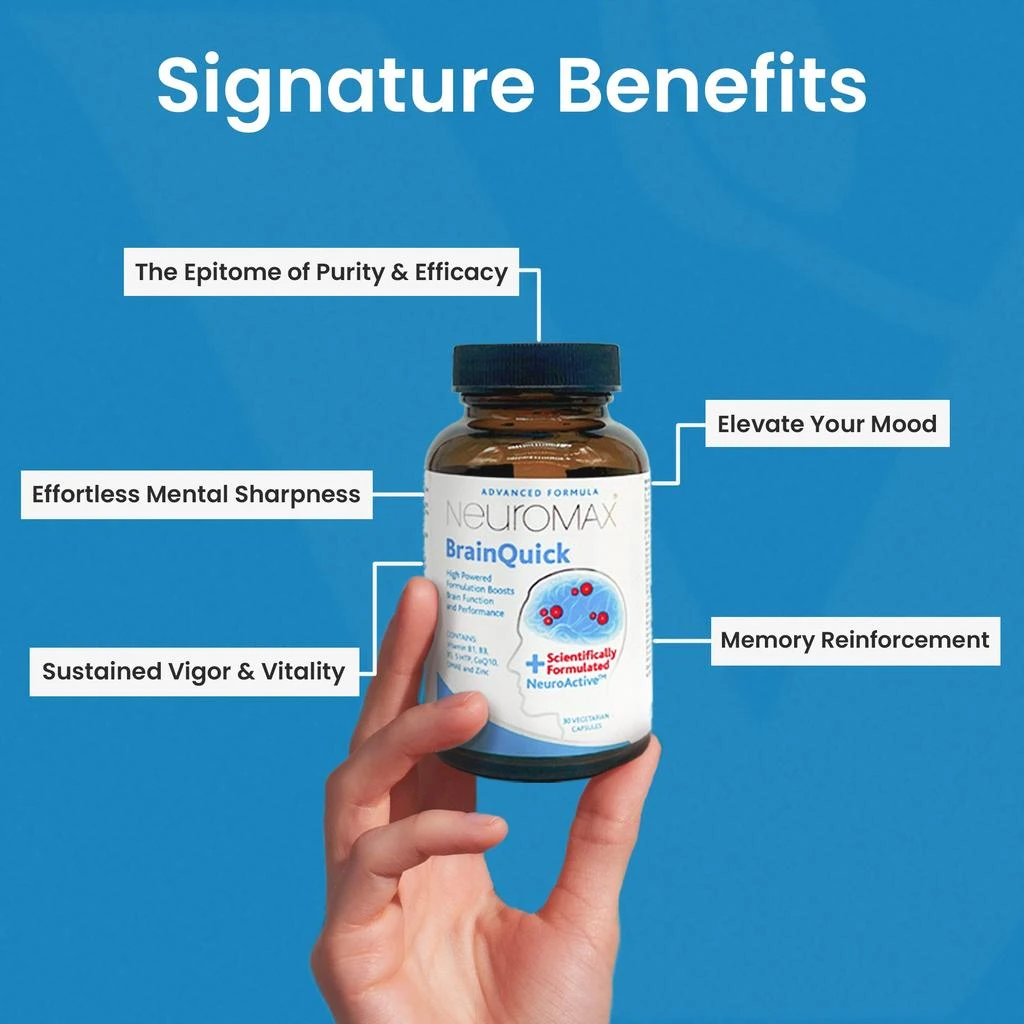 商品Neuromax™|BrainQuick 帮助提升大脑能力,价格¥382-¥858,第2张图片详细描述