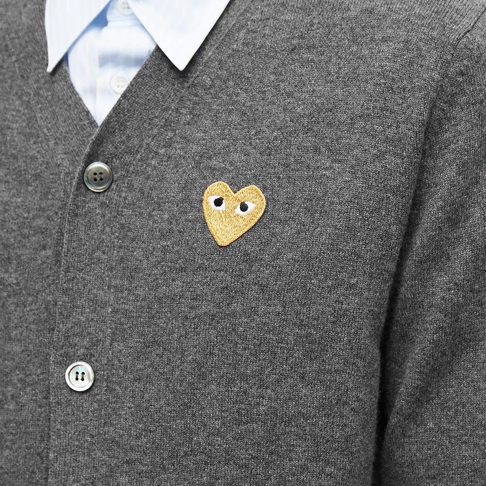 商品Comme des Garcons|Comme des Garcons Play Gold Heart Cardigan,价格¥2072,第5张图片详细描述