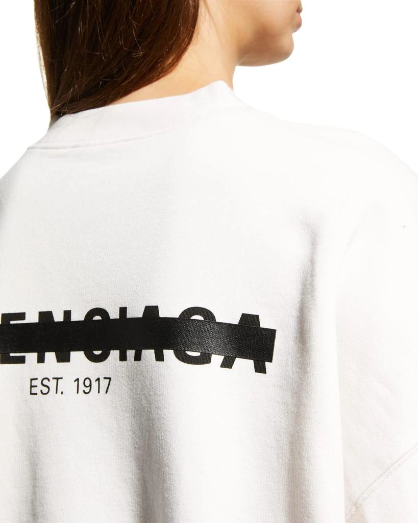 Strike 1917 Logo-Print Oversized Crewneck Sweatshirt 商品