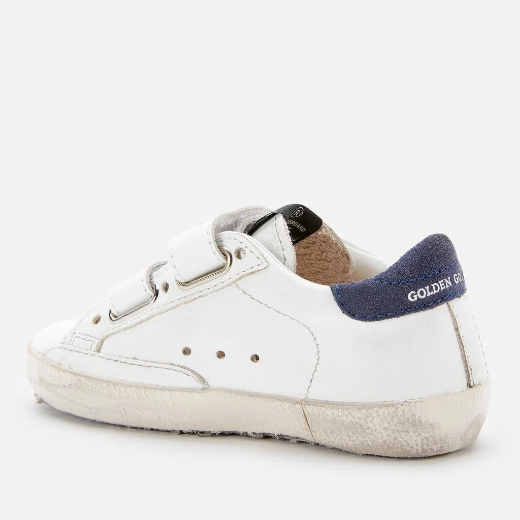 商品Golden Goose|Golden Goose Toddlers' Leather Upper Suede Star And Heel Trainers - White/Blue Depths,价格¥975,第2张图片详细描述