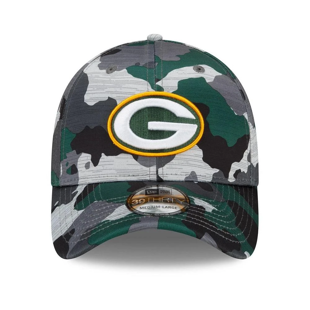 商品New Era|Men's Camo Green Bay Packers 2022 NFL Training Camp Official 39THIRTY Flex Hat,价格¥285,第4张图片详细描述