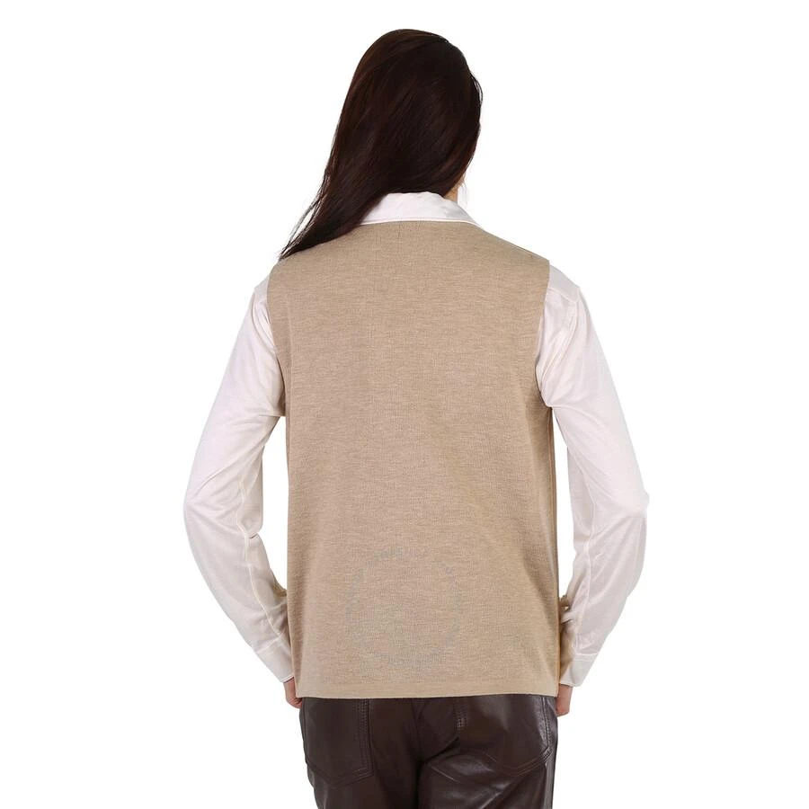 商品Burberry|Bonded Soft Fawn Lambskin And Wool Oversized Vest,价格¥2421,第3张图片详细描述