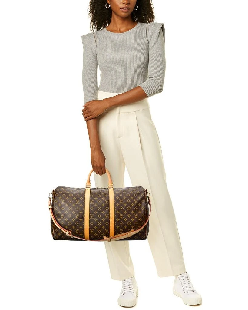 商品[二手商品] Louis Vuitton|Louis Vuitton Monogram Canvas Keepall 50 Bandouliere (Authentic Pre-Owned),价格¥9925,第5张�图片详细描述