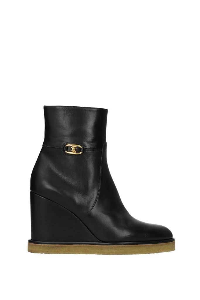 商品Celine|Ankle boots Leather Black,价格¥3060,第1张图片