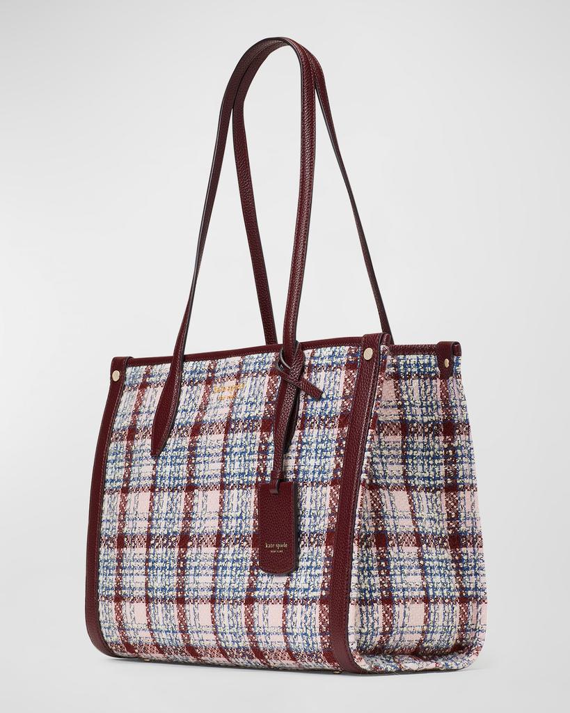 market medium tweed tote bag商品第3张图片规格展示