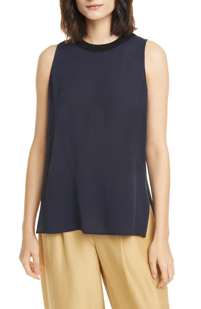 商品Vince|Textured Silk Tank,价格¥344,第1张图片