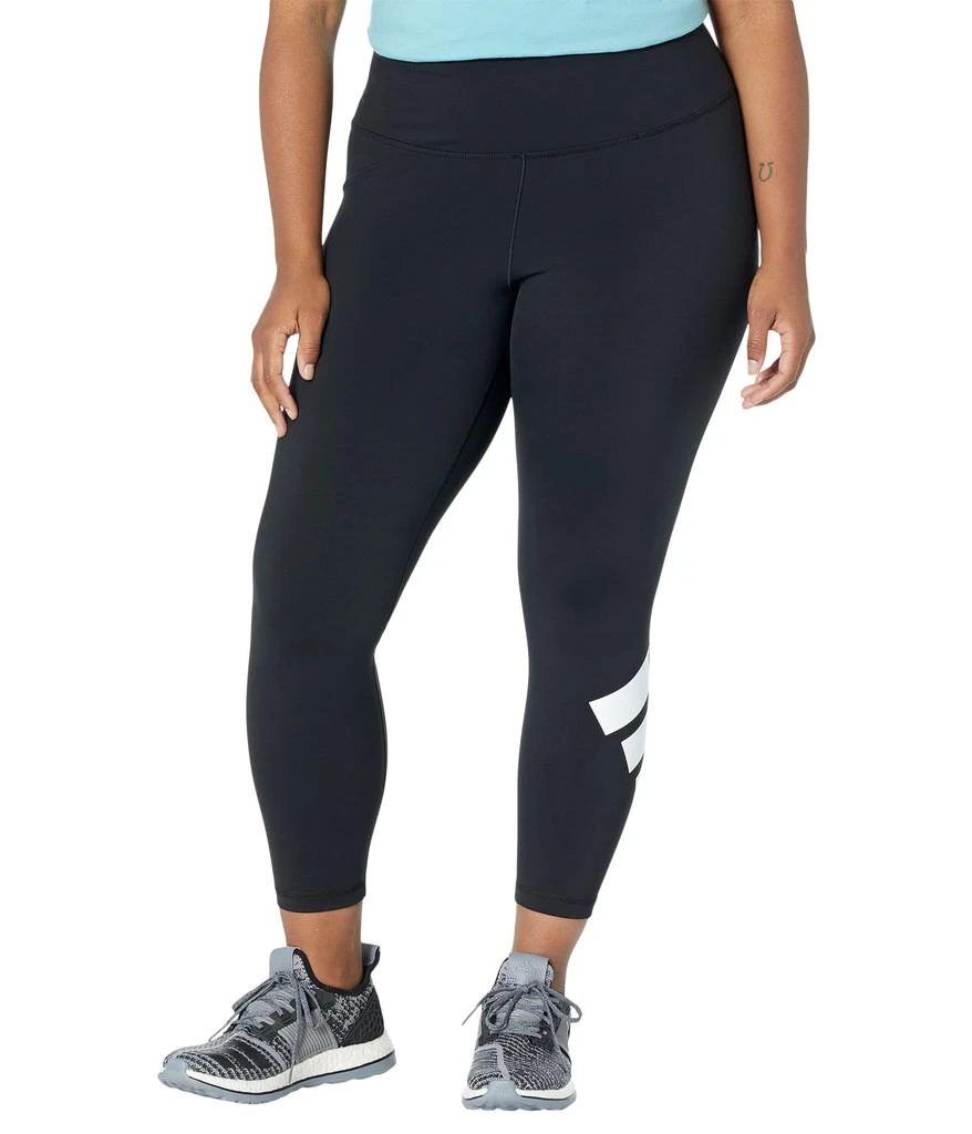 商品Adidas|Plus Size Believe This 2.0 3-Bar 7/8 Tights,价格¥247,第1张图片