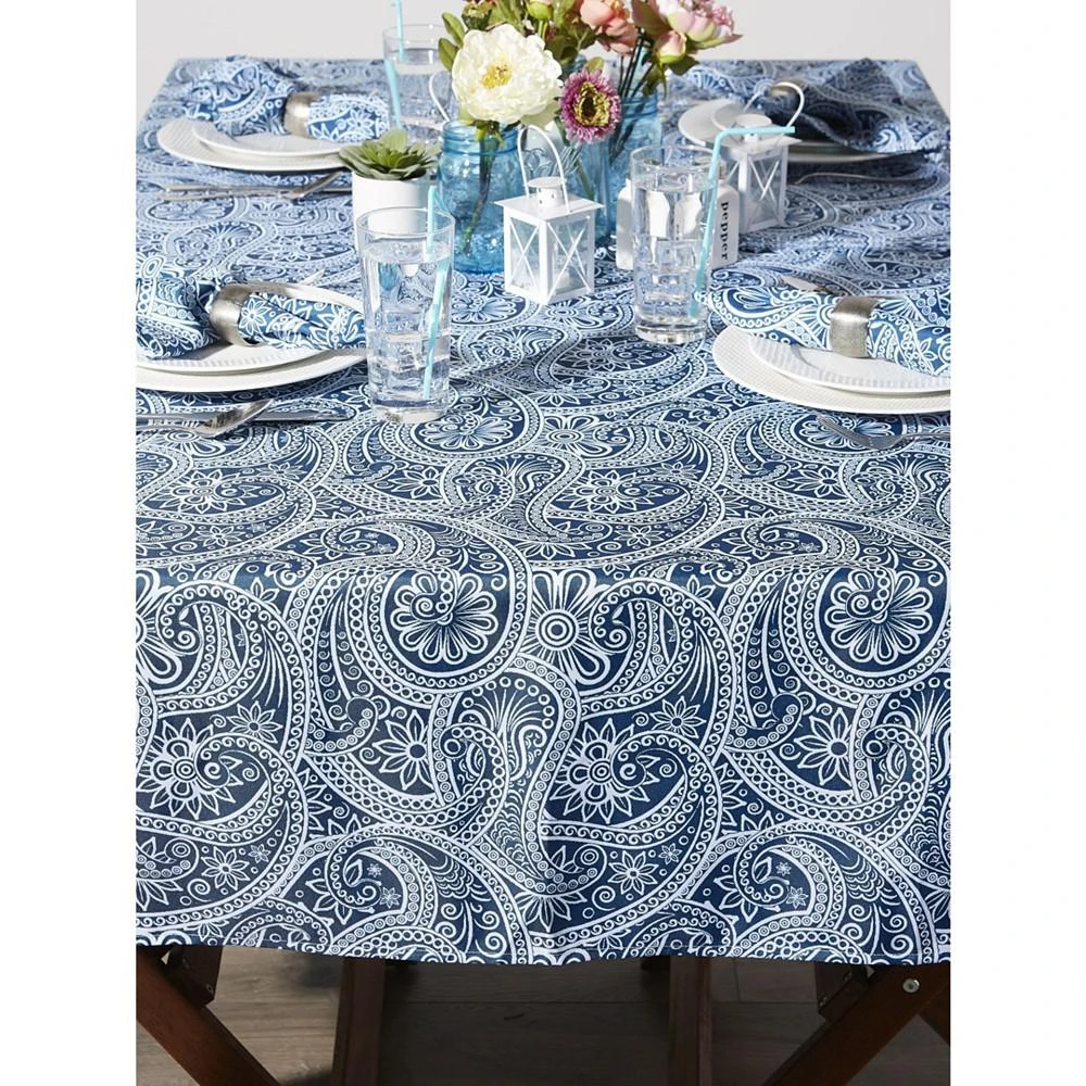 商品Design Imports|Paisley Print Outdoor Tablecloth, 60" x 84",价格¥309,第2张图片详细描述