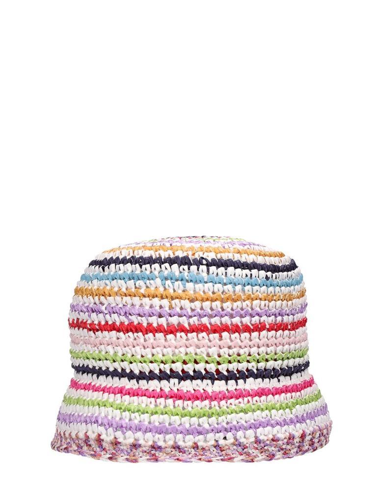 商品Missoni|Striped Viscose Crochet Bucket Hat,价格¥2358,第4张图片详细描述