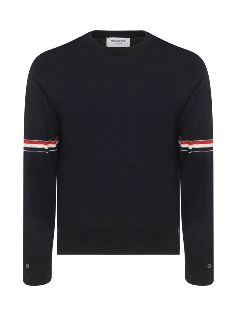 商品Thom Browne|Thom Browne Striped Crewneck Jumper,价格¥4285,第1张图片