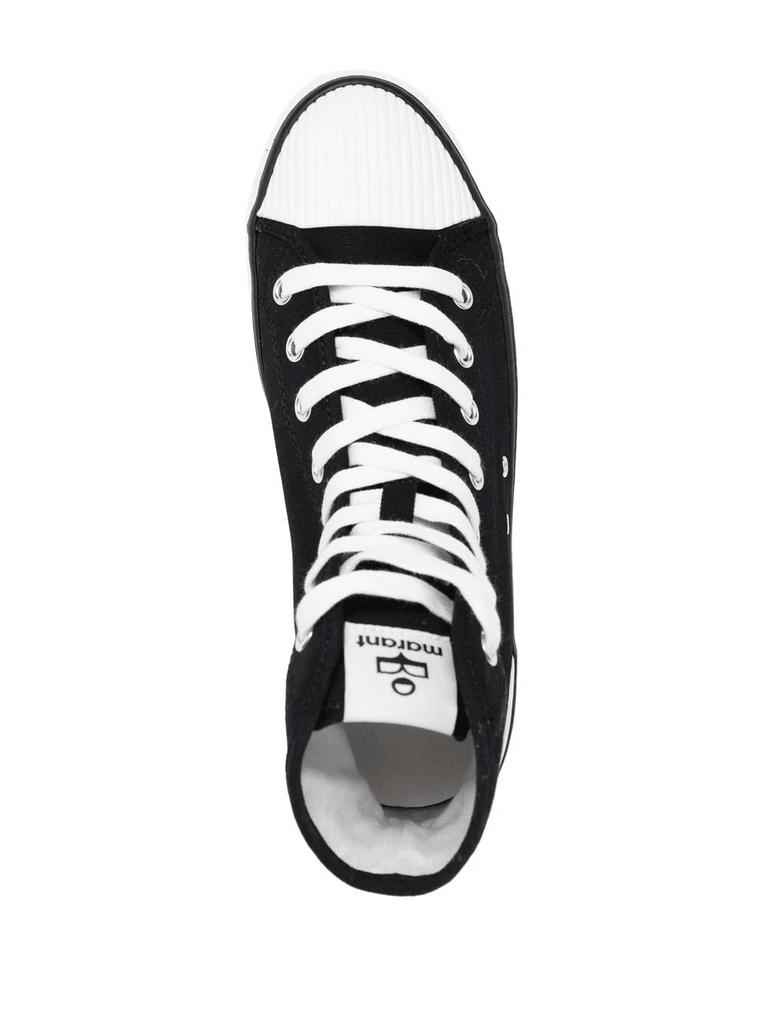 ISABEL MARANT ribbed-toe cap high-top sneakers商品第3张图片规格展示