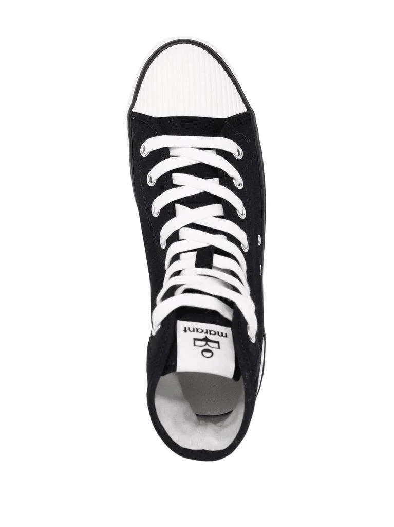 商品Isabel Marant|ISABEL MARANT ribbed-toe cap high-top sneakers,价格¥1451,第3张图片详细描述