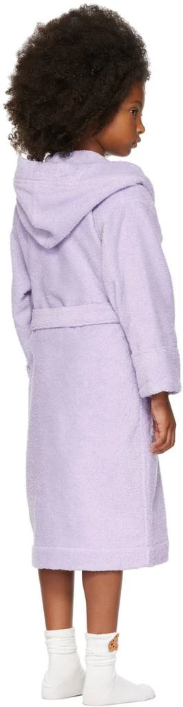 商品Tekla Kids|Kids Purple Hooded Bathrobe,价格¥380,第3张图片详细描述