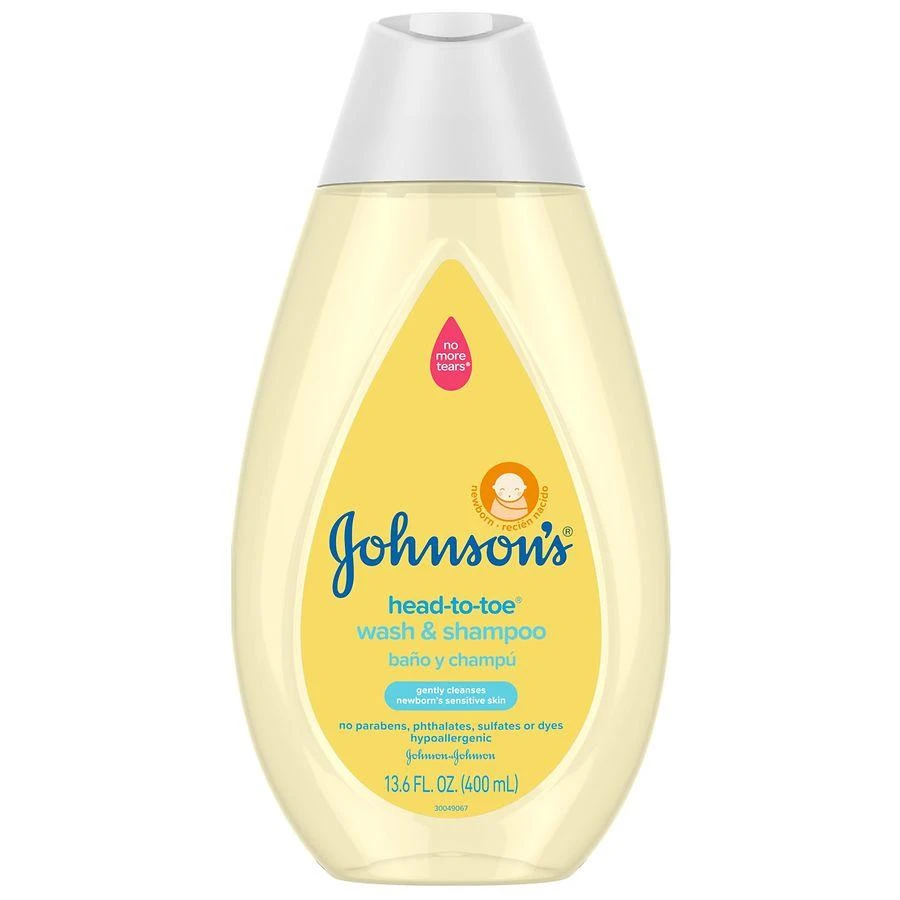 商品Johnson's Baby|Head-To-Toe Tearless Gentle Baby Wash & Shampoo,价格¥61,第1张图片