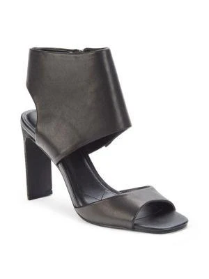 商品Charles David|Stacked Heel Sandals,价格¥320,第2张图片详细描述