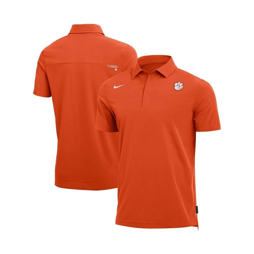 商品NIKE|Men's Orange Clemson Tigers 2021 Coaches Performance Polo Shirt,价格¥489,第2张图片详细描述