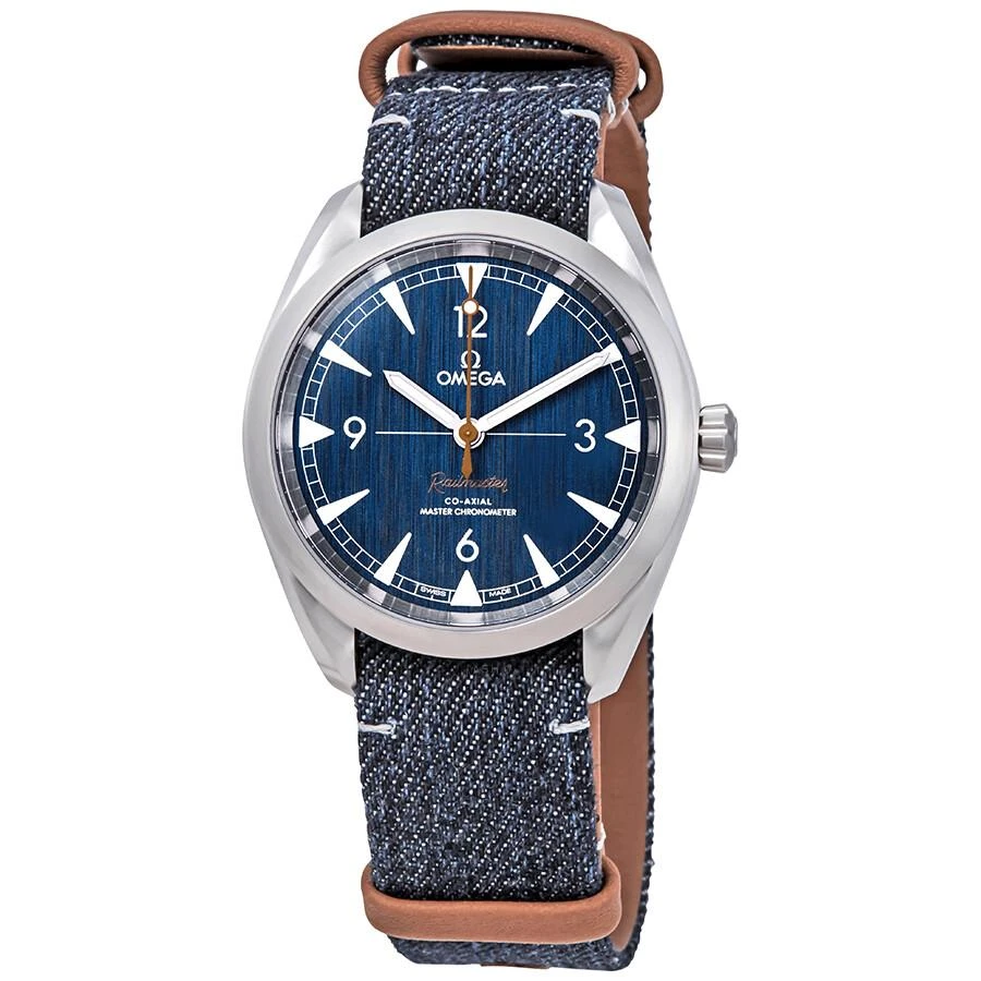 商品Omega|Railmaster Automatic Blue Jeans Dial Men's Watch 220.12.40.20.03.001,价格¥23997,第1张图片