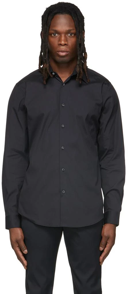 商品Theory|Black Sylvain Shirt,价格¥1653,第1张图片