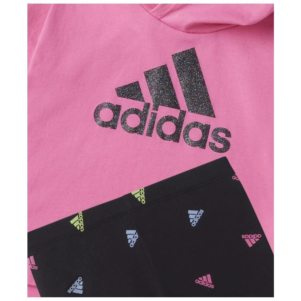 商品Adidas|Baby Girls Hooded T Shirt and Printed Leggings, 2 Piece Set,价格¥180,第3张图片详细描述