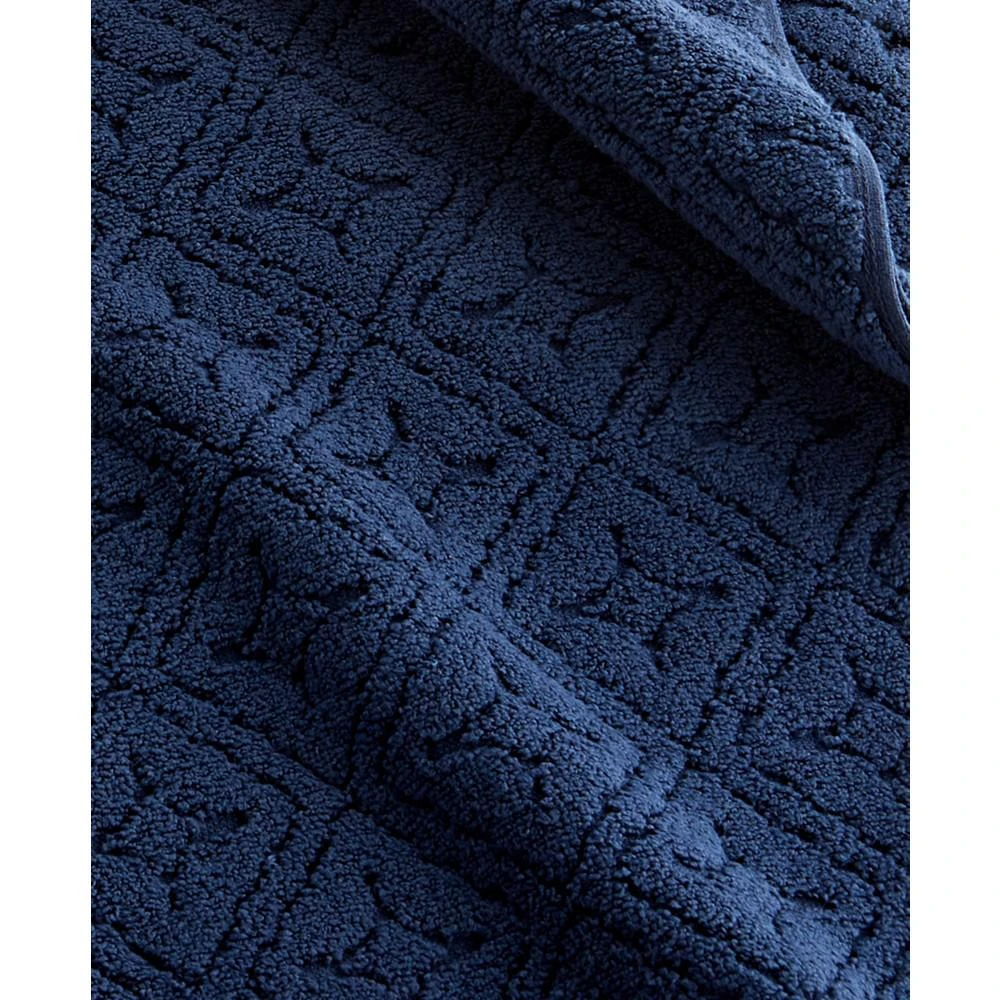 商品Hotel Collection|Micro Cotton Sculpted Tonal Tile Bath Towel, 30" x 56", Created for Macy's,价格¥268,第2张图片详细描述