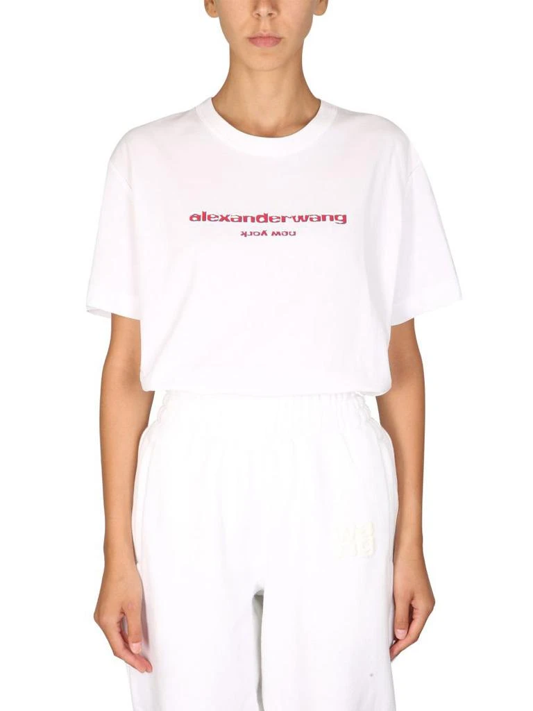 商品Alexander Wang|LOGO PRINT T-SHIRT,价格¥1192,第1张图片