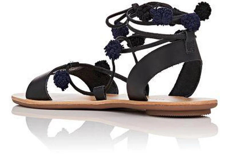 商品Loeffler Randall|Saskia Leather Lace-Up Sandals,价格¥960,第3张图片详细描述