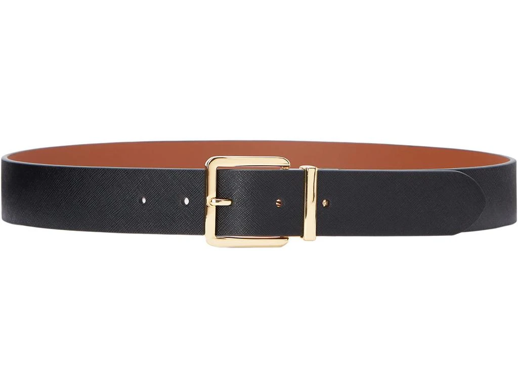 商品Ralph Lauren|Logo-Tip Pebbled Leather Belt,价格¥276,第1张图片