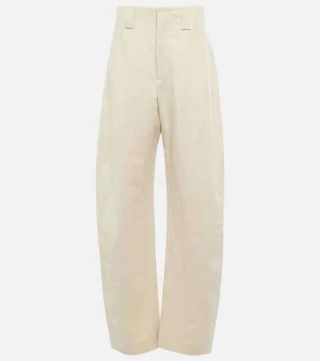 商品Lemaire|Curved linen and wool pants,价格¥4511,第1张图片