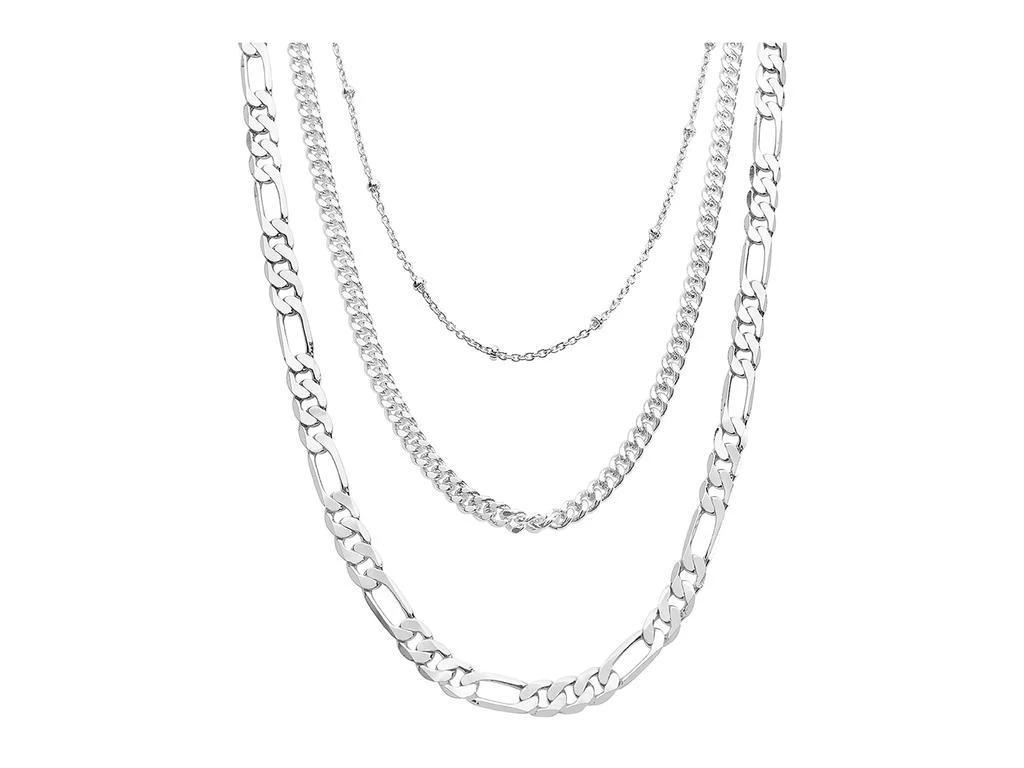 商品Sterling Forever|Simple Layered Chains Necklace,价格¥539,第1张图片