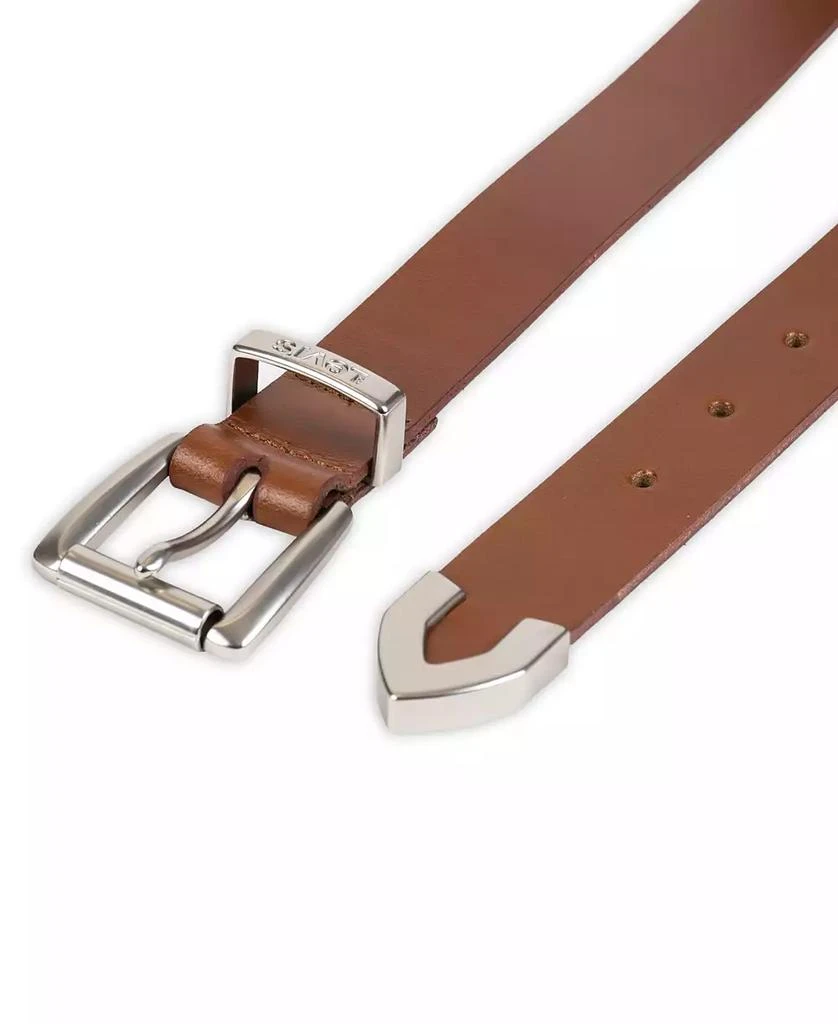 商品Levi's|Women's Western Metal Tip End Leather Pant Belt,价格¥179,第3张图片详细描述