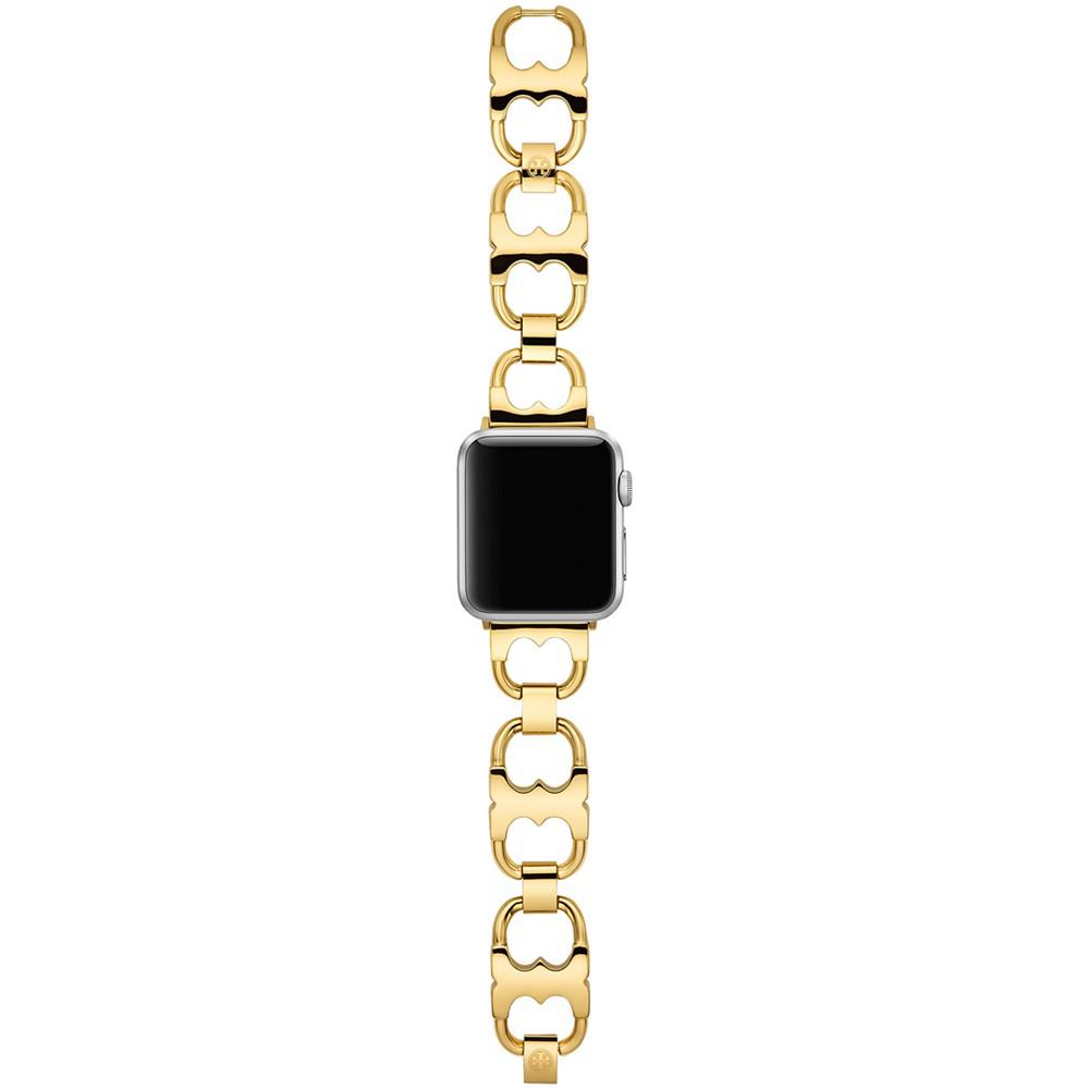 Gold-Tone Stainless Steel Gemini Link Bracelet For Apple Watch® 38mm/40mm商品第2张图片规格展示